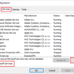 Hide all microsoft services