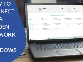 How To Connect To A Hidden Network In Windows 10