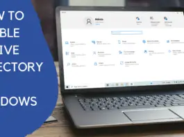 How To Enable Active Directory In Windows 10