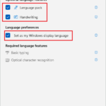 Install language and set it as display language