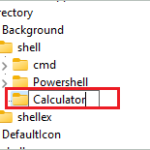 Name key as Calculator