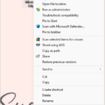 Old classic menu back on Windows 11
