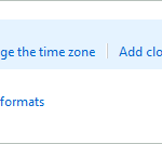 Open Date and Time in Control Panel