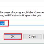 Open Network Connection window