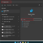Open Registry Editor