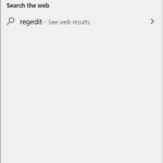 Open registry editor