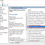 Remove Notifications and Action Center policy