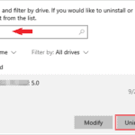 Remove problematic software