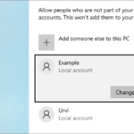 Remove the account