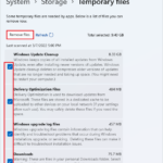 Remove unwanted temporary files