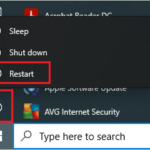 Restart your computer