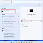 Run Command Prompt as administrator