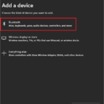 Select Bluetooth