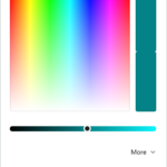 Select a custom color