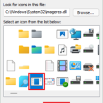 Select icon of your choice