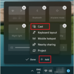 Select the settings to add