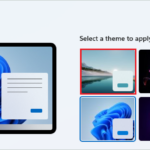 Select the theme