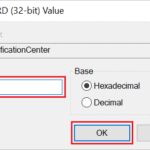 Set DisableNotificationCenter to 0