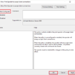 Set Print Spooler to not configured