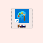 Shortcut for Paint created