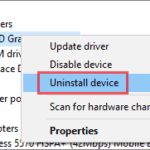 Uninstall Display Driver