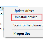 Uninstall keyboard drivers