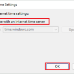 Unsync with an internet time server