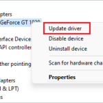 Update graphics driver