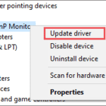 Update monitor driver