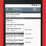 calendar + schedule planner app