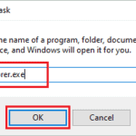 open explorer.exe task
