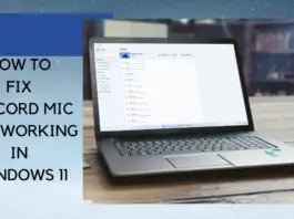 How To Fix Discord Mic Not Working In Windows 11