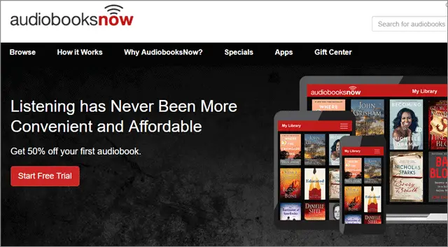 1 audiobooksnow audible alternative