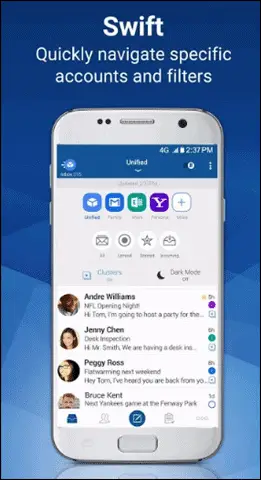 1 blue mail email apps for android