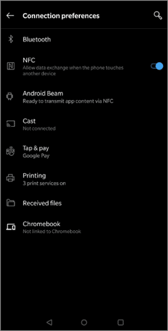 enable nfc on android phones