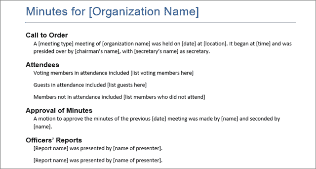 formal meeting third party