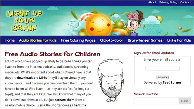 light up your brain best audio stories for children