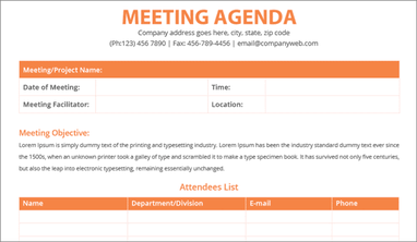 Best Meeting Agenda Templates For Microsoft Office And Google Docs Best Meeting Agenda Templates For Microsoft Office And Google Docs