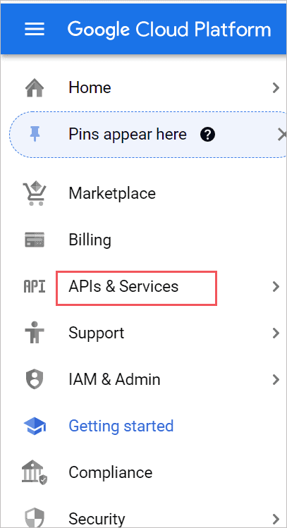  Open APIs & Services to set Google Assistant for PC
