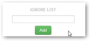 ignore-list