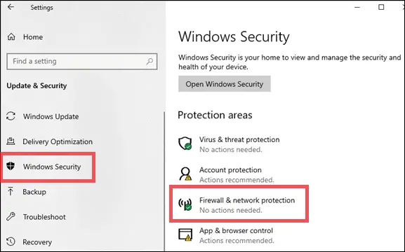 windows security allow Chrome to access Network in Firewall Settings