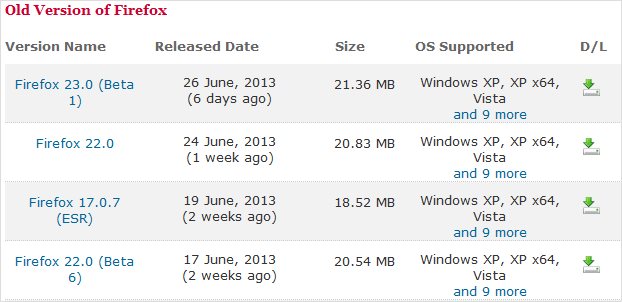 older-versions-of-firefox-on-oldapps-com