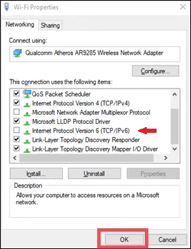 disable ipv6 to fix dns issues