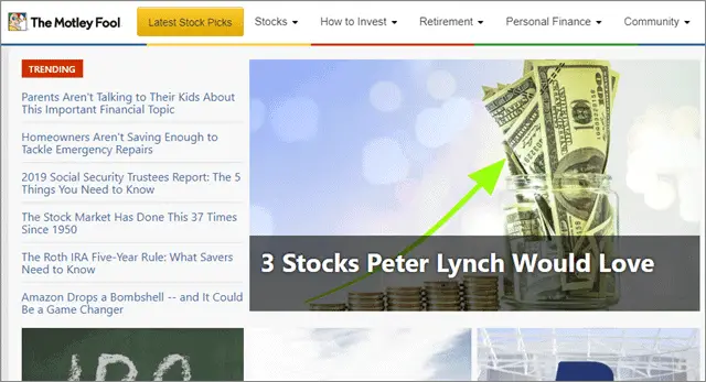 the motley fool best financial news websites