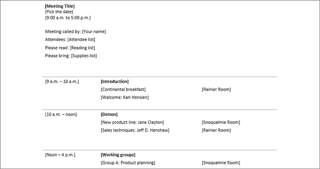 client seminar meeting