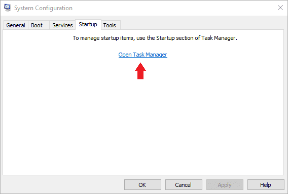 open task manager