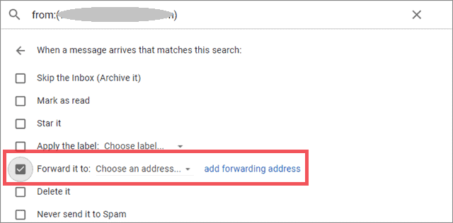 forward selected emails in Gmail