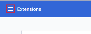 Click on extension when google chrome not responding