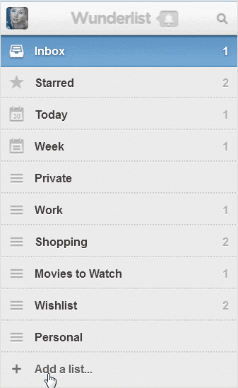 sidebar-options-in-wunderlist