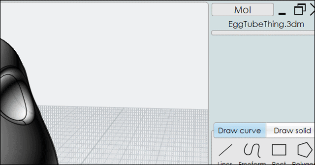 MOI easiest 3d modeling software